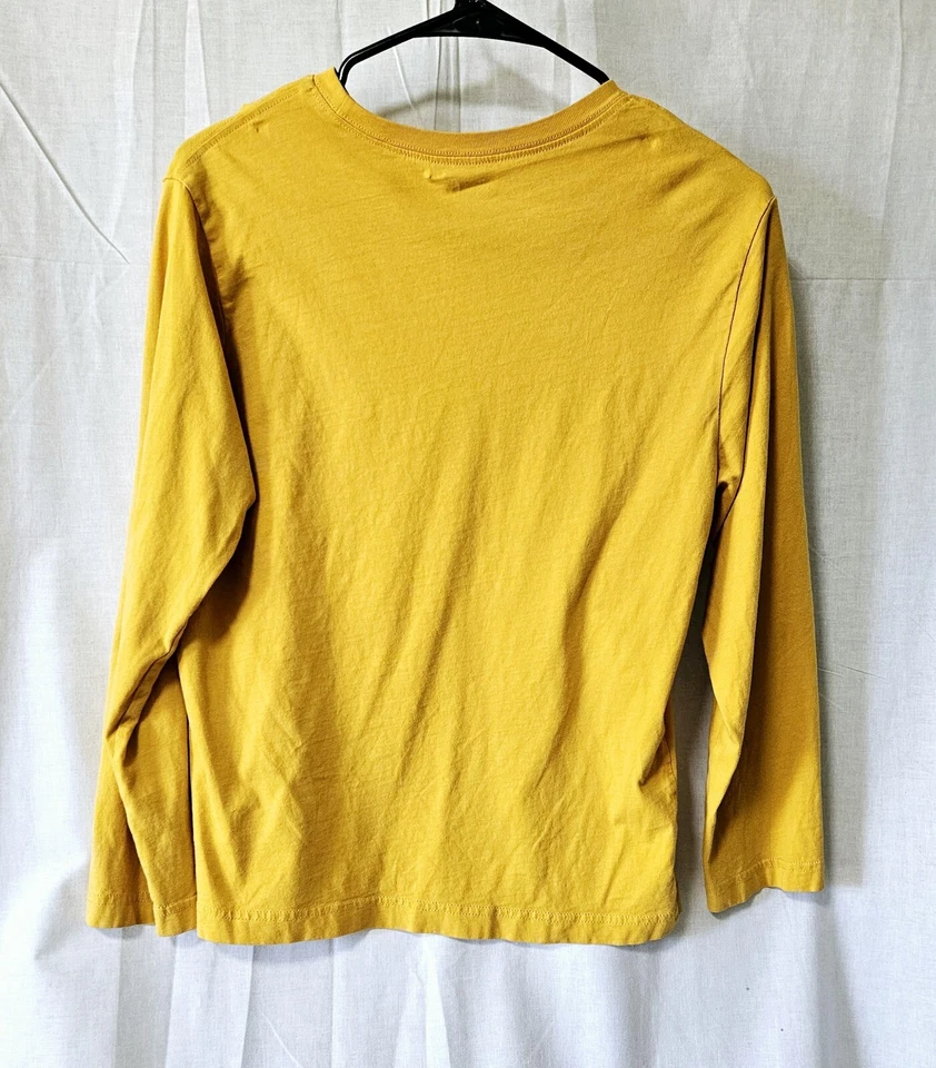 Camiseta Crazy 8 Youth Manga Longa Amarela "Can't Be Stopped" Tamanho XL(14) T33-1860 - Imagem 2 de 3