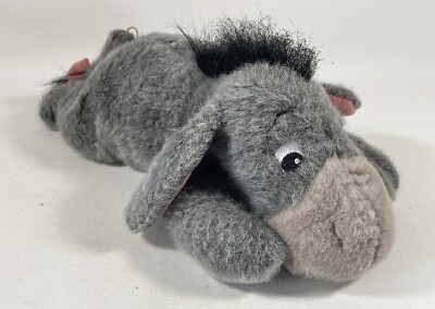 Disney Eeyore Winnie Puuh liegend abnehmbarer Schwanz weiches Plüschtier 