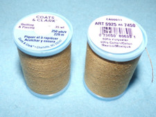 Coats and Clark Quilting Piecing Thread, 250 yds Temple Gold 7450