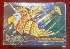 Createures Art-Generating Prompt Cards drawing deck mythical creature -150 cards