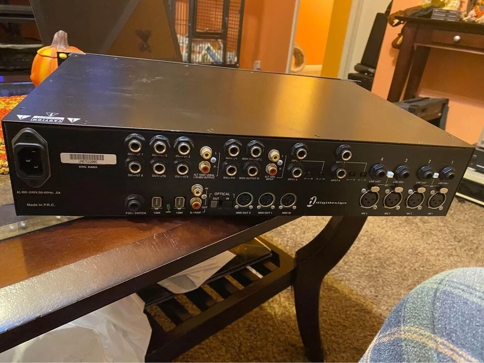 Digidesign Digi 002 Rack Firewire Audio Midi Digital Recording Interface MX002RK - Image 4 of 4