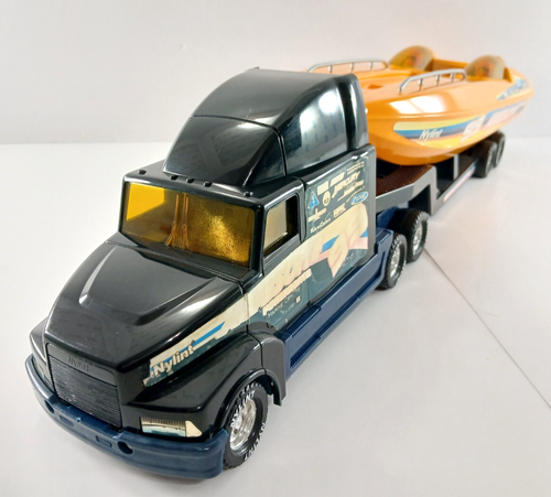 Vintage 1999 Nylint AWESOME 99 SPEEDBOAT With Semi Truck & Trailer Toy Set RARE! - Picture 11 of 24