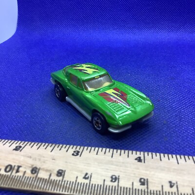 Vintage Hot Wheels 1979 Chevrolet Corvette Stingray Green Lightning Split  Window