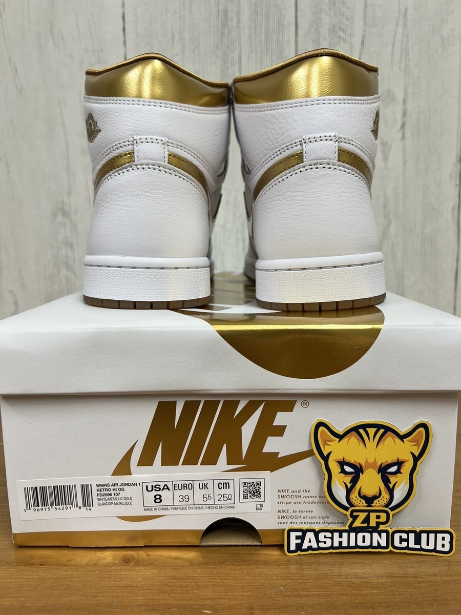 Air Jordan 1 Retro High OG Metallic Gold FD2596-107 IN HANDS SHIPS