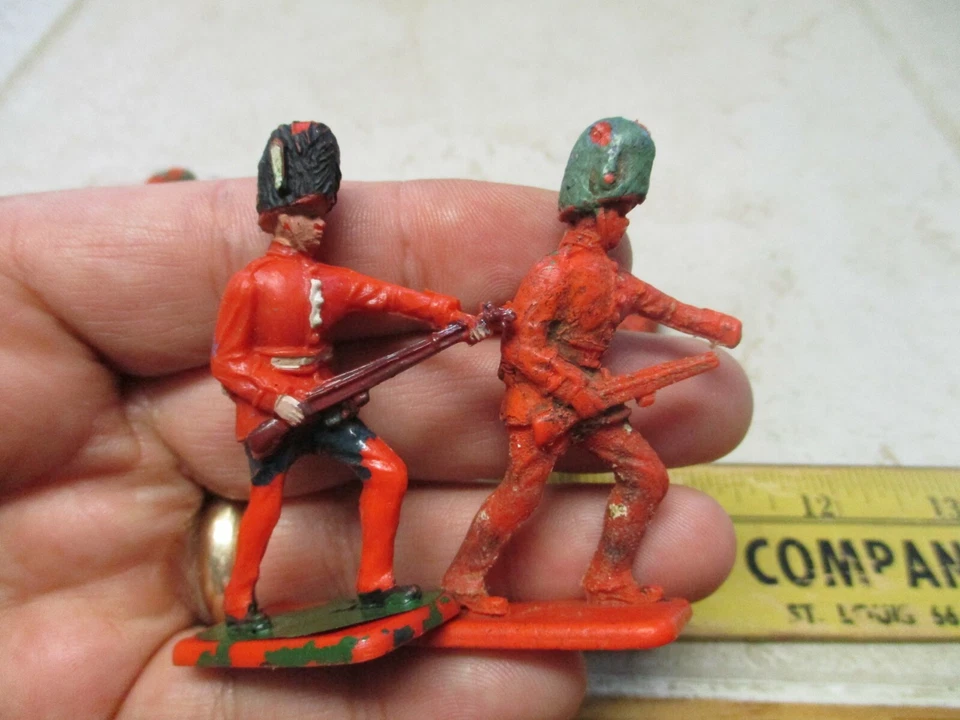 Figura Soldado De Colección Crescent Toy Co 1/32 54mm Ejército Napoleónico Británico Plástico Hombres Foto 3 de 4