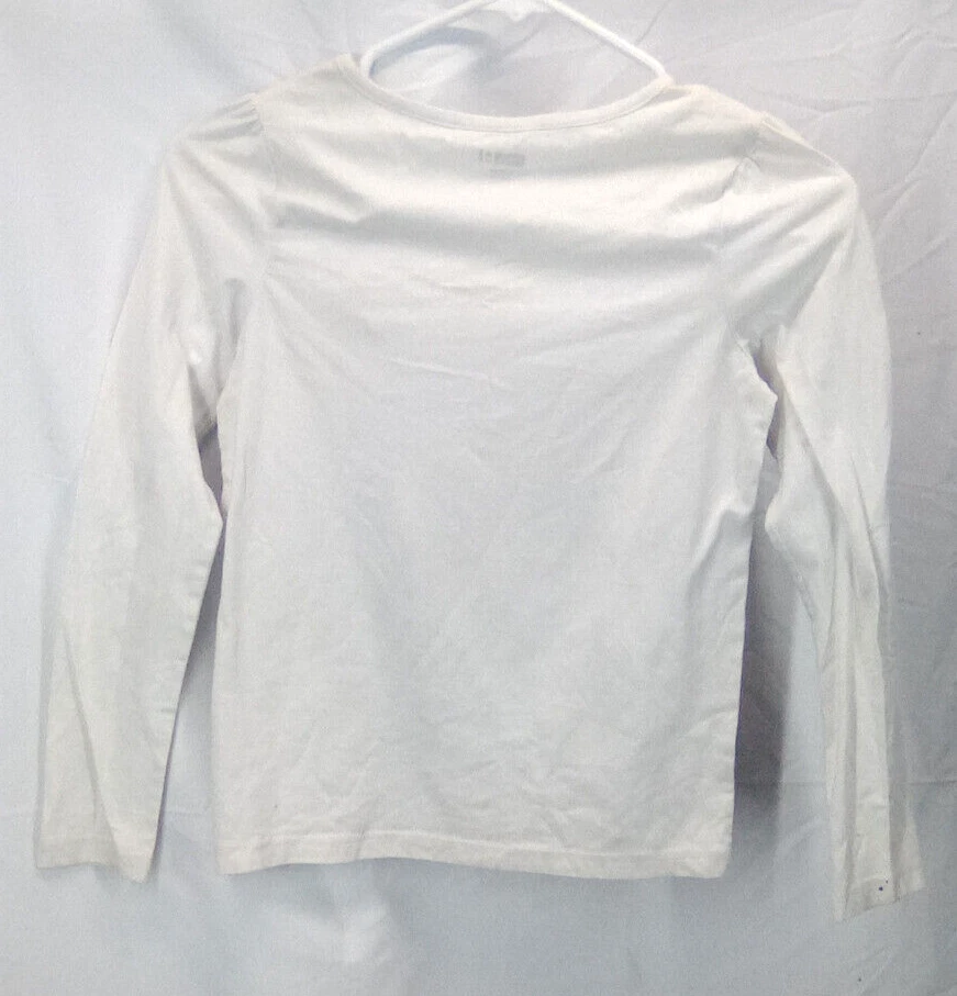 Camisa Gold Star Niño Talla Grande Blanca y Lentejuelas Manga Larga Crazy 8  Foto 2 de 4