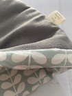 Plain Grey Linen & Orla Kiely Linear Stem Fabric Tea Cosy - Heat Resistant - New