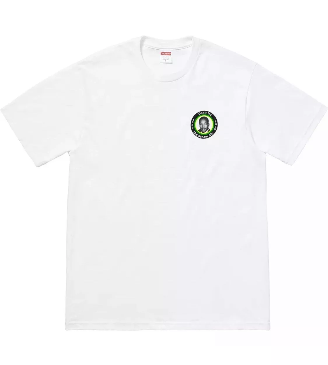 Supreme MLK Dream Tee SS18 blanc (SS18T6) homme taille L