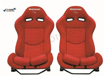 【大根侍】助手席フラット【ネオプリンセス　レッド】 1x Bride Seat stradia Red Fiberglass Bride Japan ADR appv Car