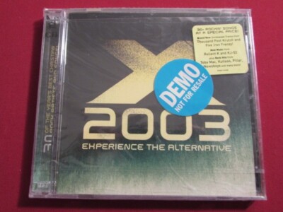 X 2003 EXPERIENCE THE ALTERNATIVE 2CD 30 TRKS+HYPE STICKER HARD ROCK NU METAL