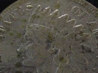 1881 Indian Head Cent XF Damaged
