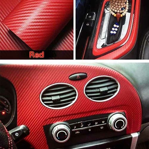 3D Carbon Fiber Sticker For BMW E60 04-10 Interior Center Console Molding Decals - Picture 7 of 13