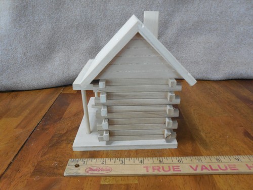 Log Cabin Birdhouse - You Paint It - Deco Art - Picture 6 of 6