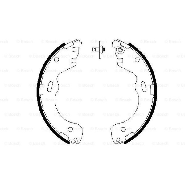Bosch Bremsbackensatz Bremsbacken Hinten FüR Mazda Premacy CP Ford Maverick-image