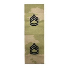 US Army OCP Sew-on Rank for Cap only - E7 Sergeant First Class pair