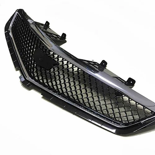 For Cadillac ATS 2013-2019 Paint Black Front Upper Bumper Mesh Grill Grille - Picture 6 of 6
