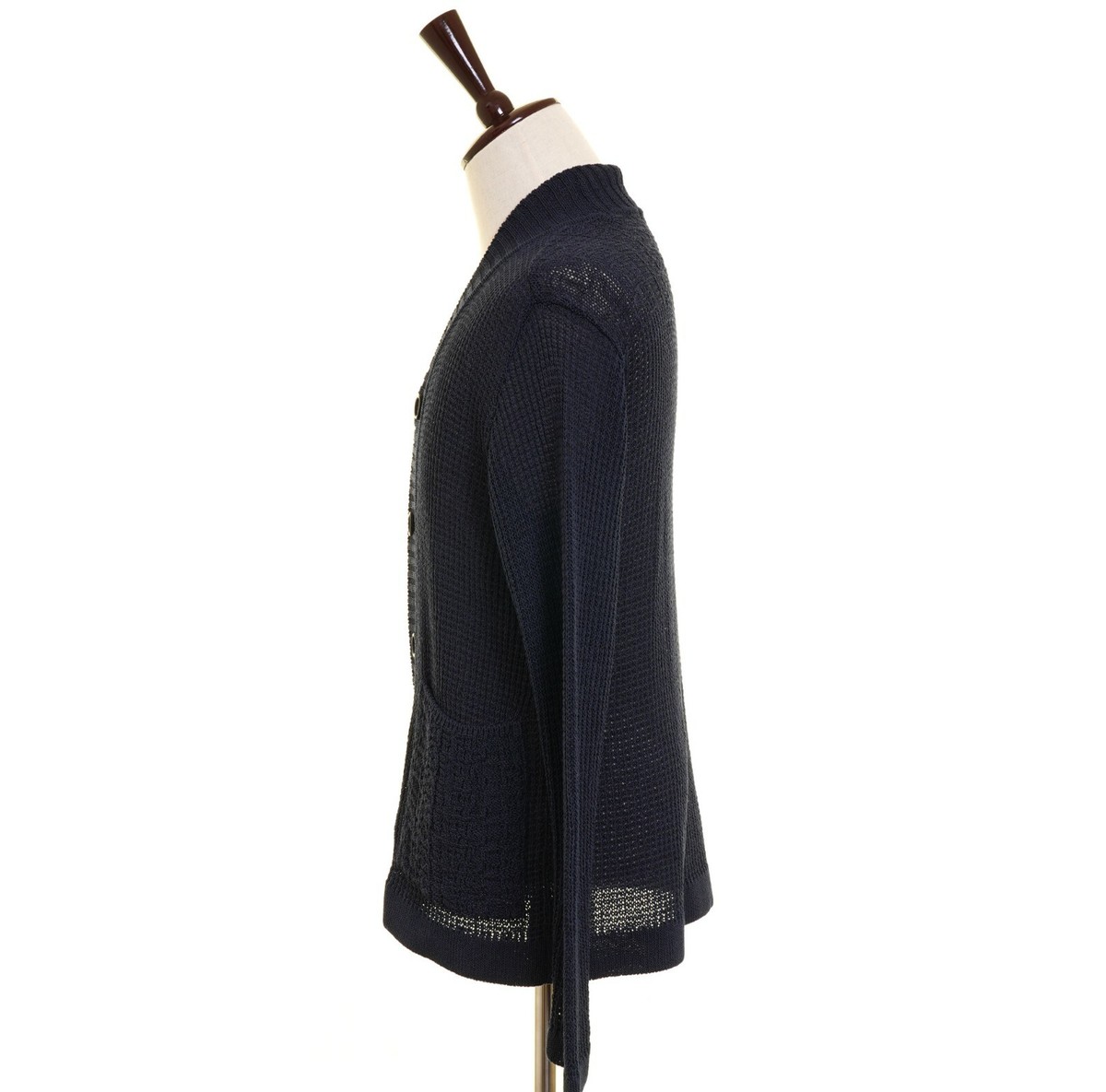 Issey Miyake Men silk blend navy cardigan (001-436) | eBay