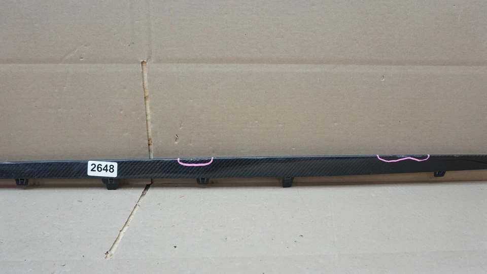 MERCEDES-BENZ W213 E63 AMG (S) FIBRA DE CARBONO FALDÓN LATERAL INSERTOS OEM Foto 4 de 4