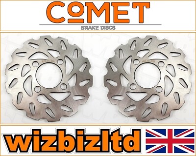 Yamaha YFZ 450 R 2011-2014 [Pair of Comet Front Brake Discs] [Stainless SATV]