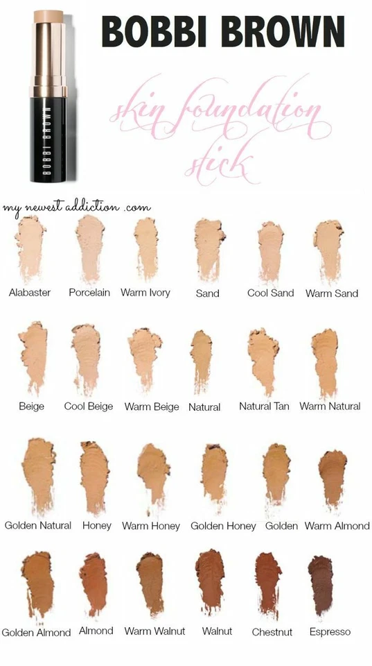 Bobbi Brown SKIN FOUNDATION STICK (PICK YOUR SHADE) FULL SIZE 0.31oz-New in box - Image 2 of 2