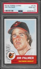2019 Topps Living Set # 175 JIM PALMER GEM MINT PSA 10 Baltimore Orioles HOF