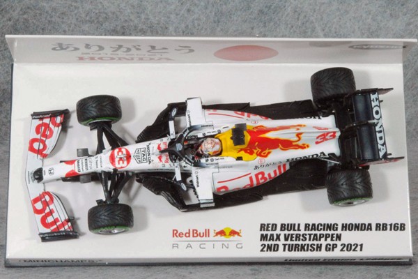 1/43 Red Bull Honda Rb16B / Max Verstappen Thank You | eBay