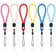 Adjustable Lanyard Wrist Strap Keychain Holder for ID Card Flashlight or Keys