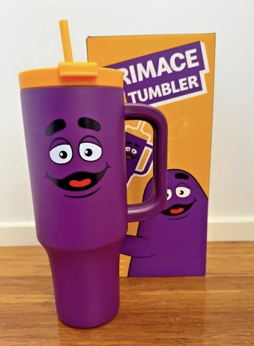 McDonalds 2025 AU Exclusive Grimace Tumbler Cup 40oz/1182ml Hot/Cold BRAND NEW