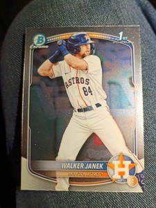 2025 Bowman #BCP-15 Walker Janek 1st Chrome Prospects Mini Diamond Refractor