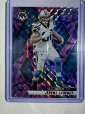 2025 Panini Mosaic - Jeremy Shockey #129 Reactive Purple Mosaic Prizm