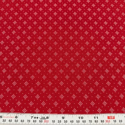 Pin Dot Blender on Red Faye Burgos Marcus Fabrics Cotton Remnant 10'' x 44''