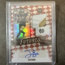 2021 Panini Legacy - Futures Patch Autographs Ian Book #FP-IB Ruby /100 
