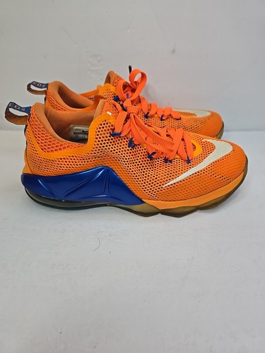 Nike Lebron Sneakers Youth 6Y Orange Blue Low Cavs Classic Athleisure School - Picture 6 of 14