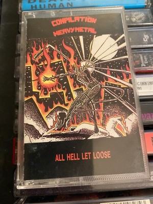 All Hell Let Loose *cassette tape *NM-/VG++ *Italy *MC NEAT 102 *METAL