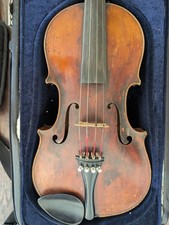 Vintage 1800'S 4/4 STRADIVARIUS COPY VIOLIN, SUPERB COPY, FINE WOOD w/CASE  BOW