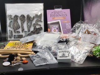 Halloween Craft & Scrapbooking Job Lot – Tim Holtz Mixed Card Making Bundle
