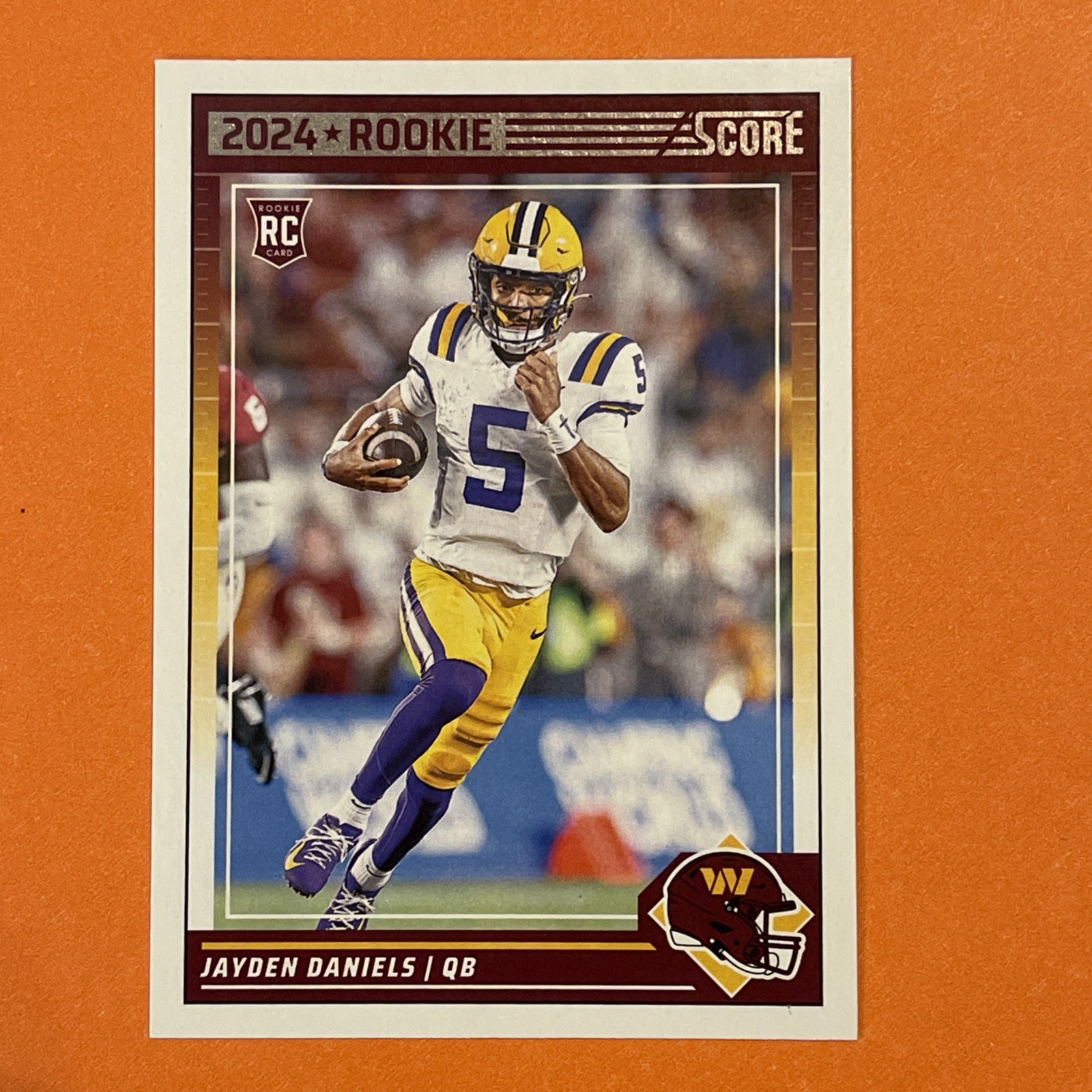 2024 Score Jayden Daniels RC #302 - Commanders