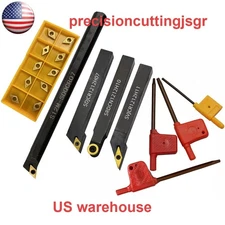 4pcs 12mm Lathe tool holder Inner hole+outer circle turning +4 wrenches