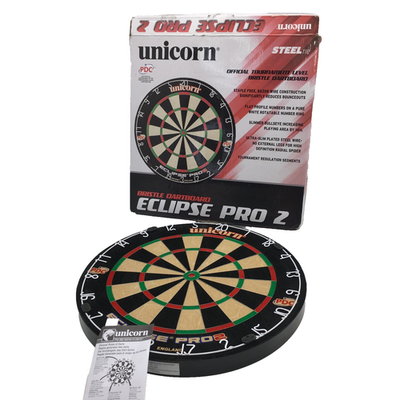 NEW Unicorn Eclipse Pro 2 Dartboard Bristle Dart Board | eBay