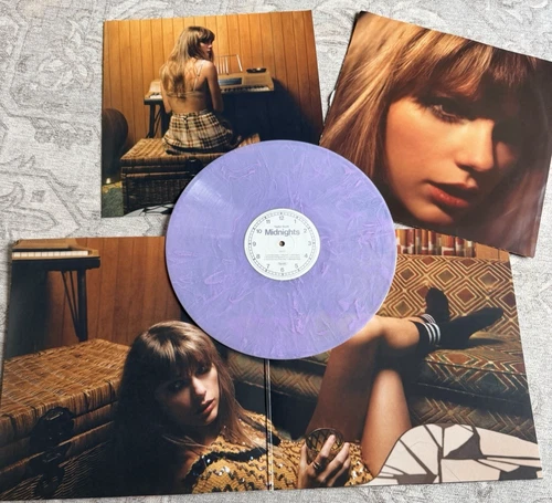 Taylor Swift Midnights Lavender LP Limited Edition Vinyl. 13 songs. Pop princess