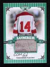 2021-22 Leaf Lumber Game Used Lumber Emerald 1/4 Theoren Fleury #GUL-TF1 0q0