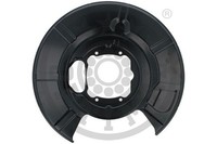 Optimal BSP-5019L Spritzblech, Bremsscheibe Hinten Links FüR BMW 5 (E60)