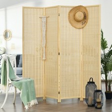 4 Panel Room Divider Portable Folding Partition Screen