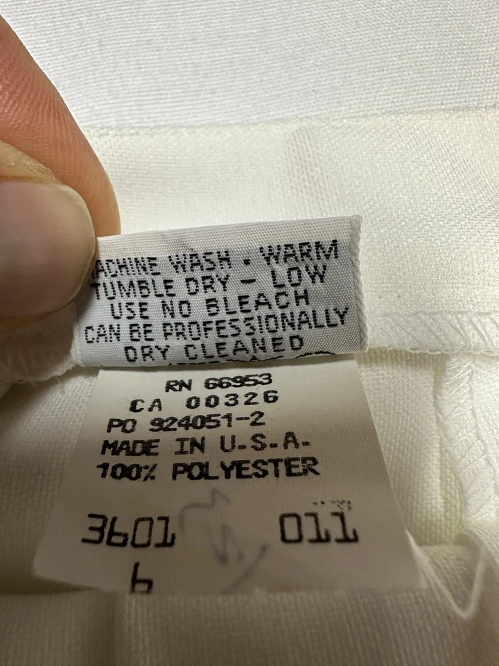 Vintage Head White Tennis Skirt Sz 6 Pleated Sportswear Tennis - Image 4 of 4