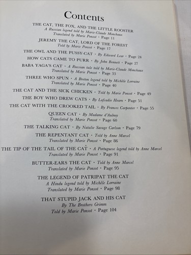 1967 My Big Book of Cat Stories Illus Adrienne Segur De Luxe Golden Book Fine - Picture 10 of 16