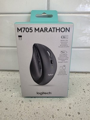 Authentic Logitech Marathon M705 Wireless Mouse (910-001935)  New opened box