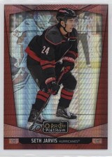 2024-25 O-Pee-Chee Platinum Red Prism 122/199 Seth Jarvis #176 7hg
