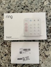 NEW Ring Alarm 2nd Gen Mountable Wireless Keypad 4AK1SZ-0EN0 w/ Power Adapter