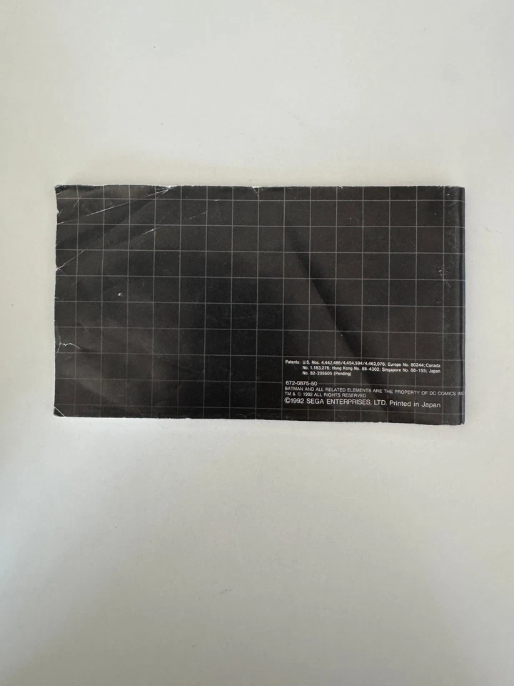 Batman Returns Sega Genesis 1992 CIB Complete in Box NEAR MINT! - Image 3 of 4