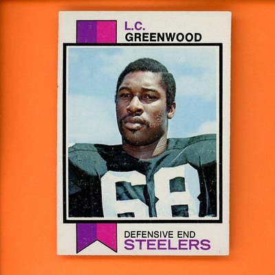 #ad 1973 Topps L.C. Greenwood #165 Pittsburgh Steelers EX MT $4.97